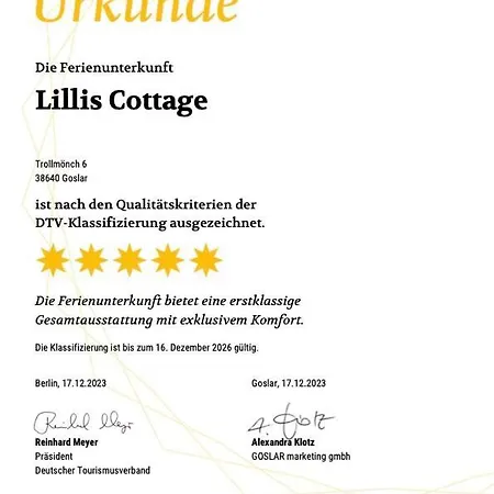Lillis Cottage Goslar Buitenkant foto